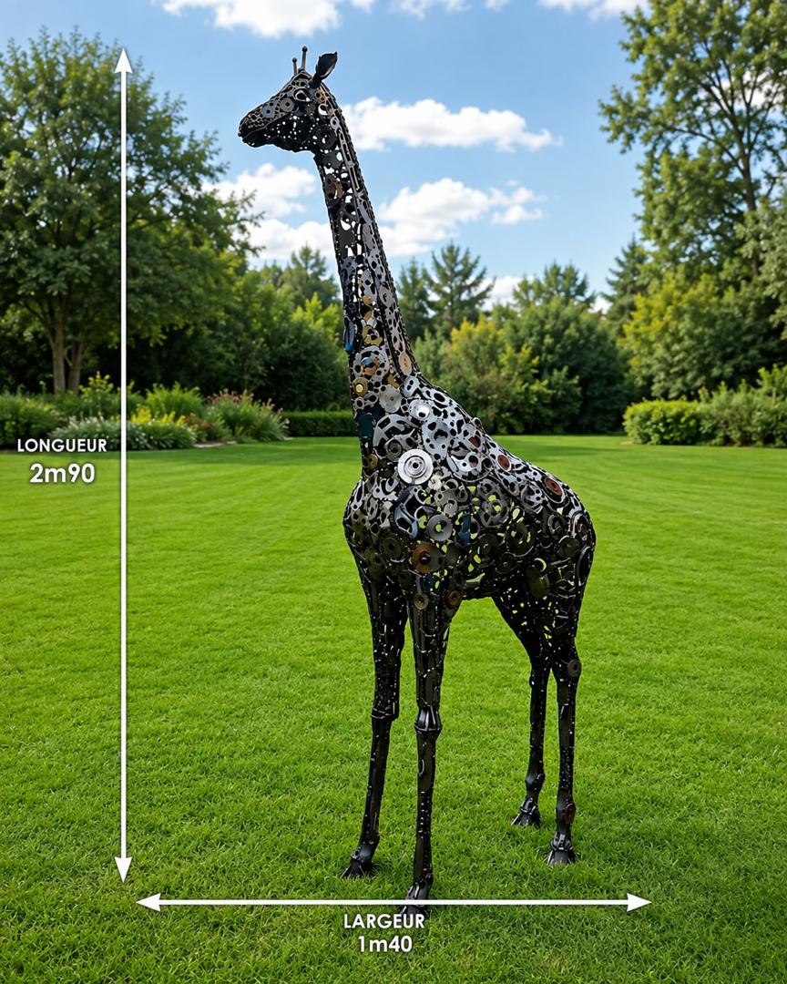 Girafe mécanique monumentale