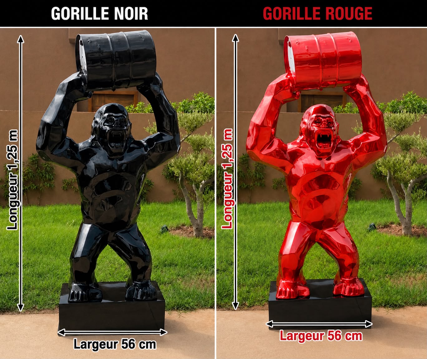 Gorille au bidon