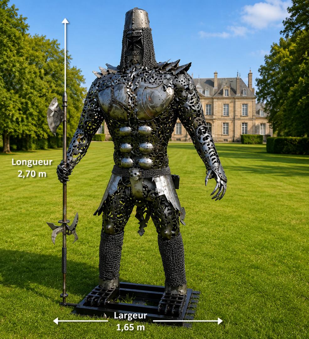 Guerrier médiéval monumental