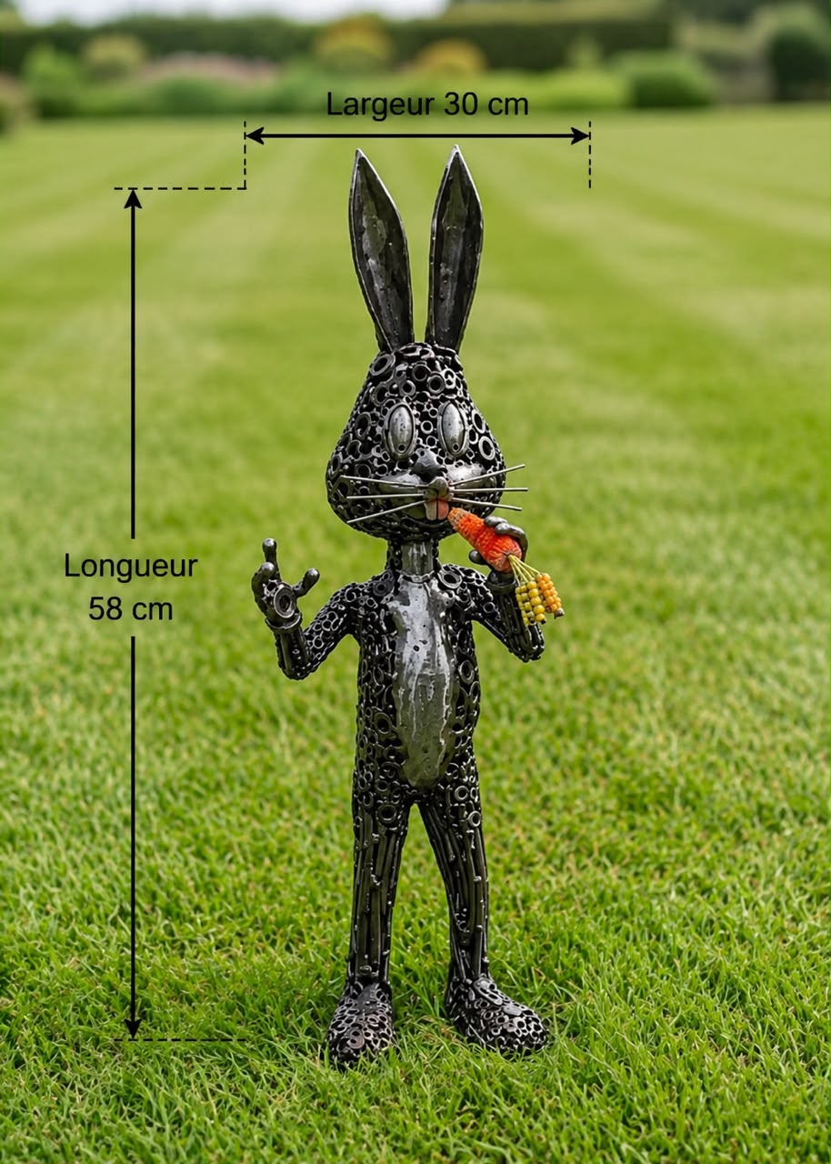 Lapin facétieux à la carotte