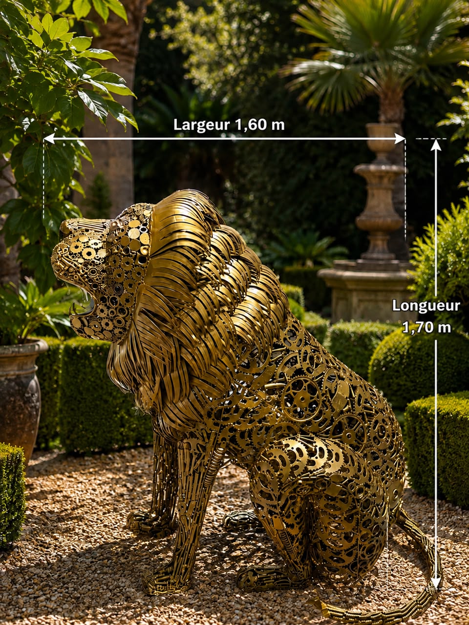 Lion royal doré