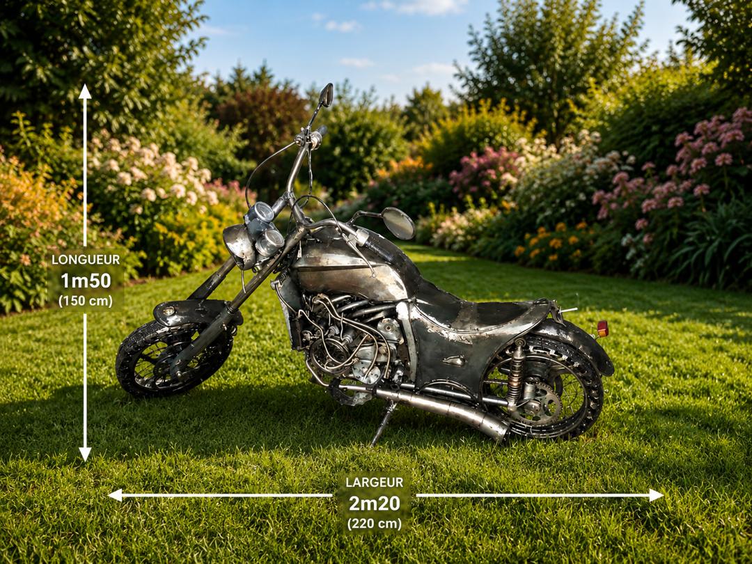 Moto Chopper monumentale