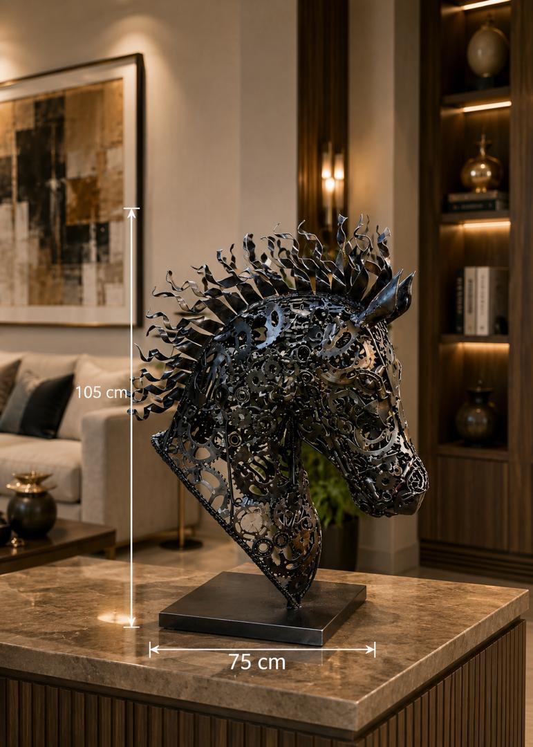 Tête de cheval mécanique